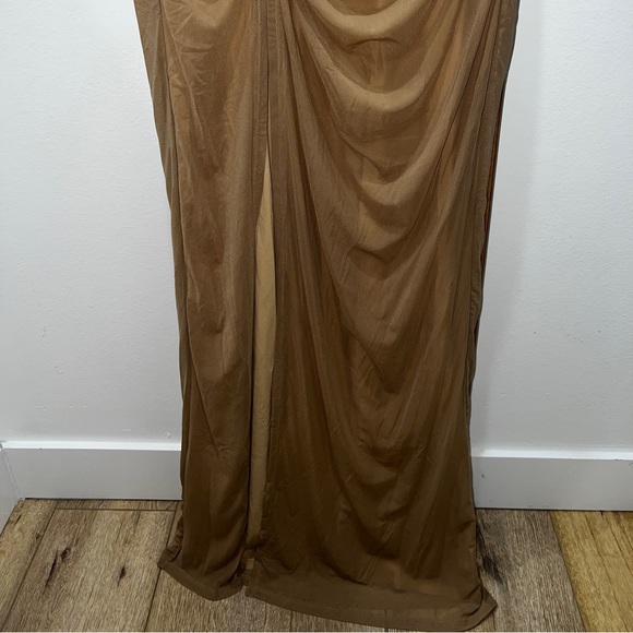 Michael Costello x REVOLVE Misha Maxi Dress in Nude - Picture 9 of 13